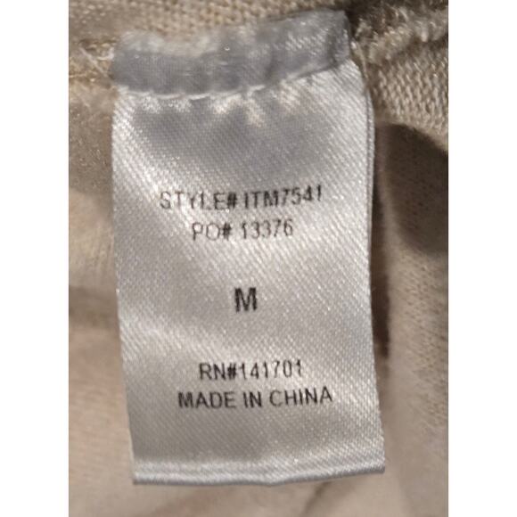 143 Story by Line Up Cowl Neck Sweater Soft Cream Medium Oversized - Picture 10 of 10